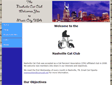 Tablet Screenshot of nashvillecatclub.com